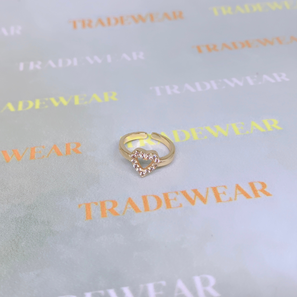 Xuping Cincin Anak Perempuan Motif Permata Sambung - Xuping Gold 03