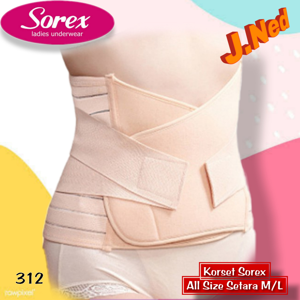 J312 SETAGEN WANITA KORSET PELANGSING SOREX REGULER SLIMMING CORSET