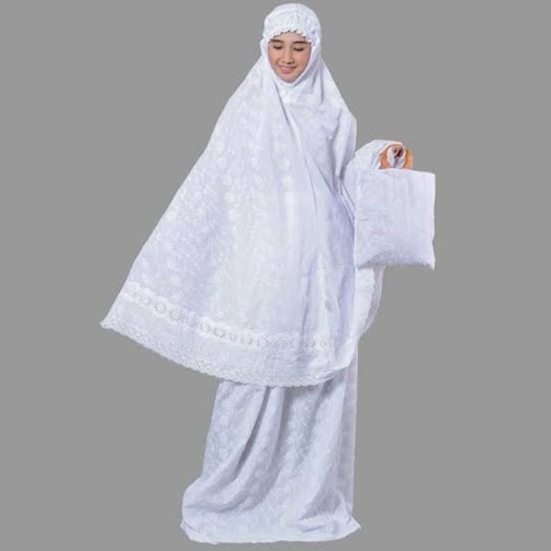 Mukenah Putih Bordir