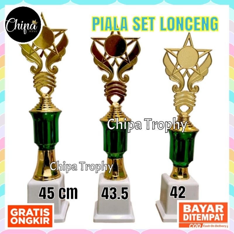 PIALA SET LONCENG KAKI 1