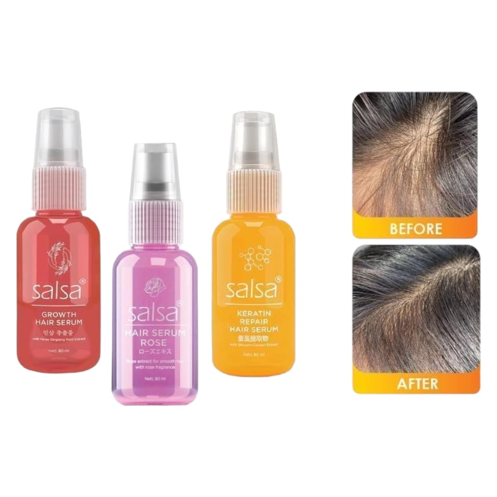 SALSA Hair Serum - Spray Perawatan Rambut Keratin &amp; Growth Treatment
