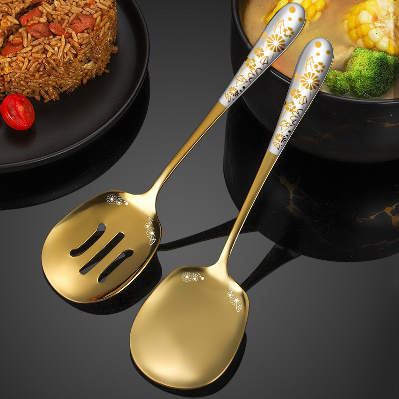 (LV) SENDOK SAYUR STAINLESS GOLD 304 ,SENDOK SAYUR TEBAL ,SENDOK SAYUR GOLD ,SENDOK SAYUR PREMIUM ,S