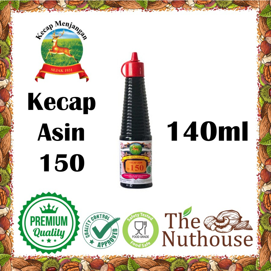 140ml Kecap Asin Cap Menjangan No. 150