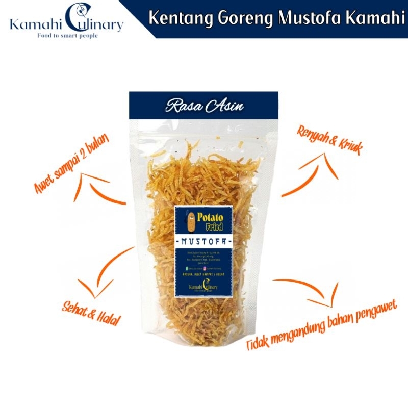 

Keripik Kentang Goreng Mustofa ORIGINAL Kamahi 250 gram