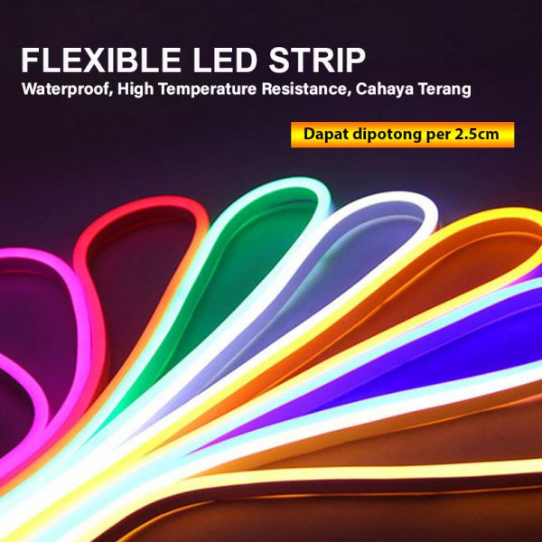 Lampu LED Neon Flexible METERAN IP65 Waterproof