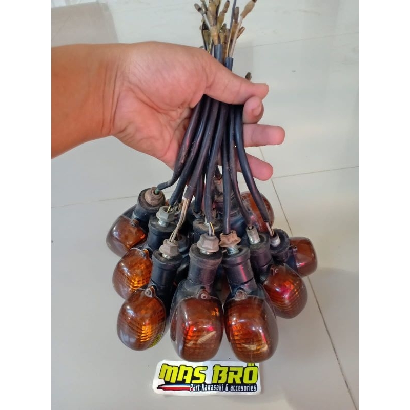 lampu Sein riting Ninja RR original second copotan motor