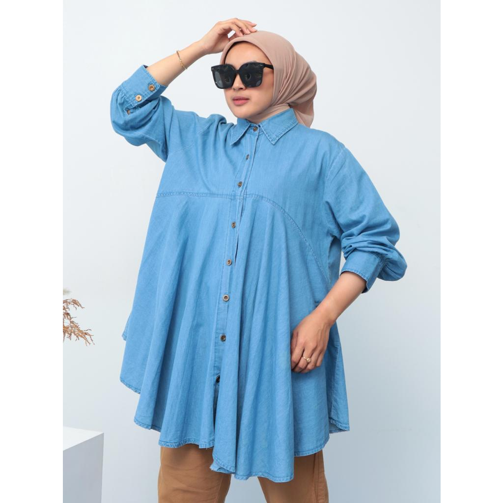 Kemeja Denim Babydoll -  2301.02.020