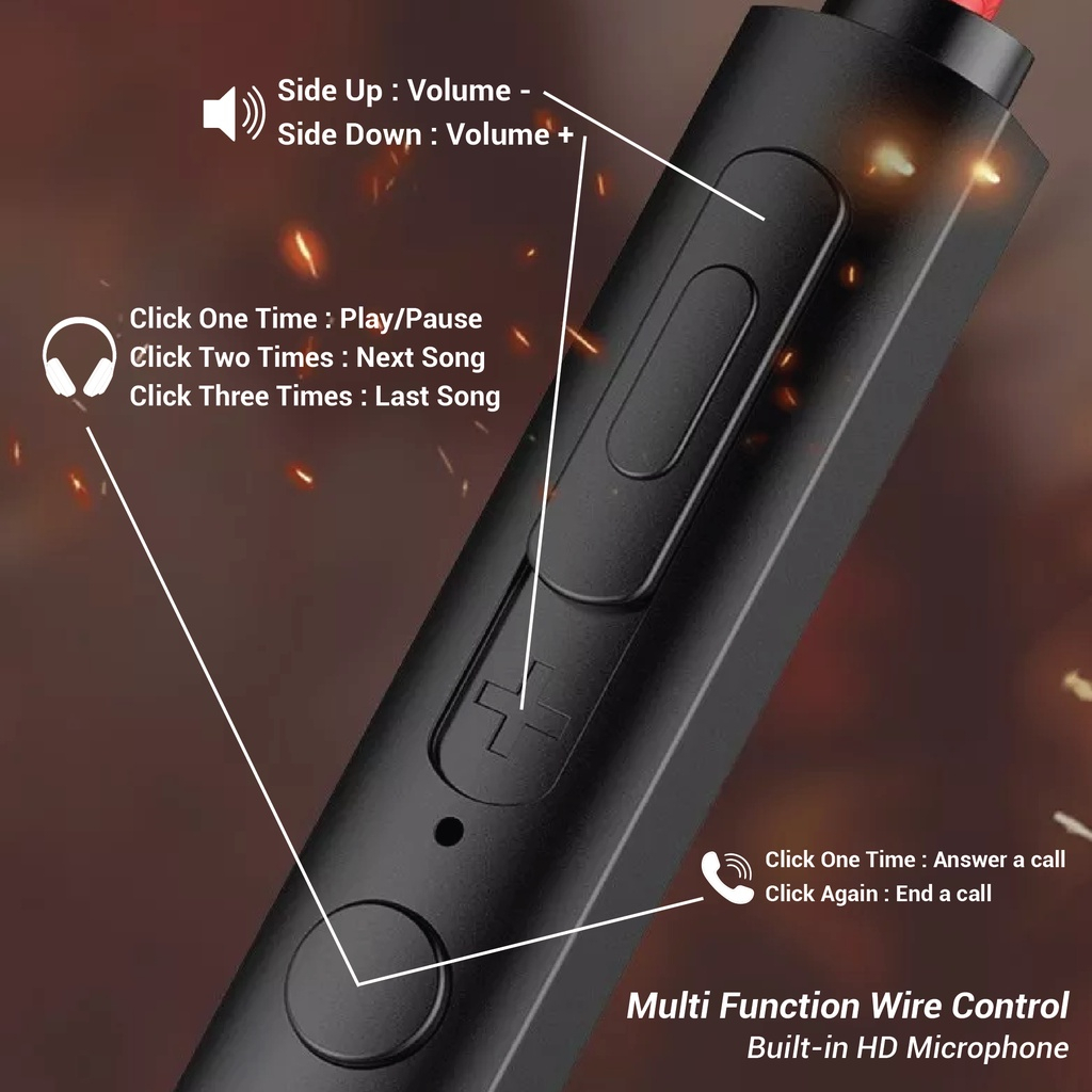 Headset Gaming G9 Wired Earphone Kisonli Kabel Jack 3.5 mm With Microphone - ACS