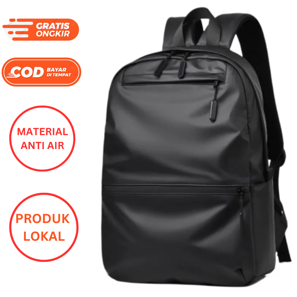 Tas Ransel Pria Terbaru Ala Korea Buat Keja Sekolah Muat laptop Bahan Anti Air