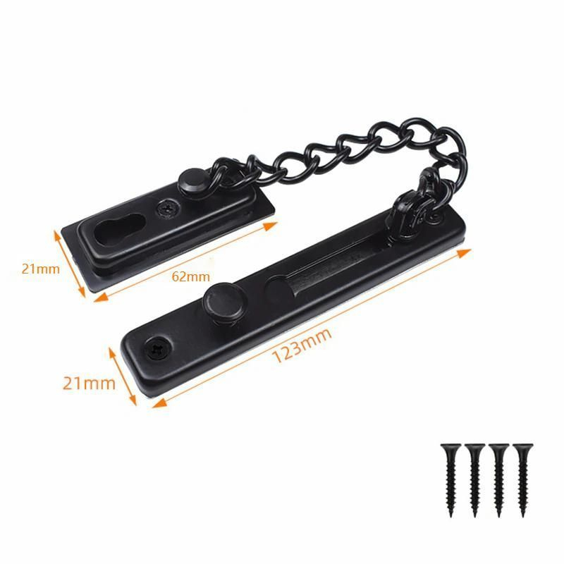 Grendel Slot Pintu Rantai Stainless Steel Grendel Rantai Jendela Selot Pintu Rumah Rantai Door Chain Kunci safety lock