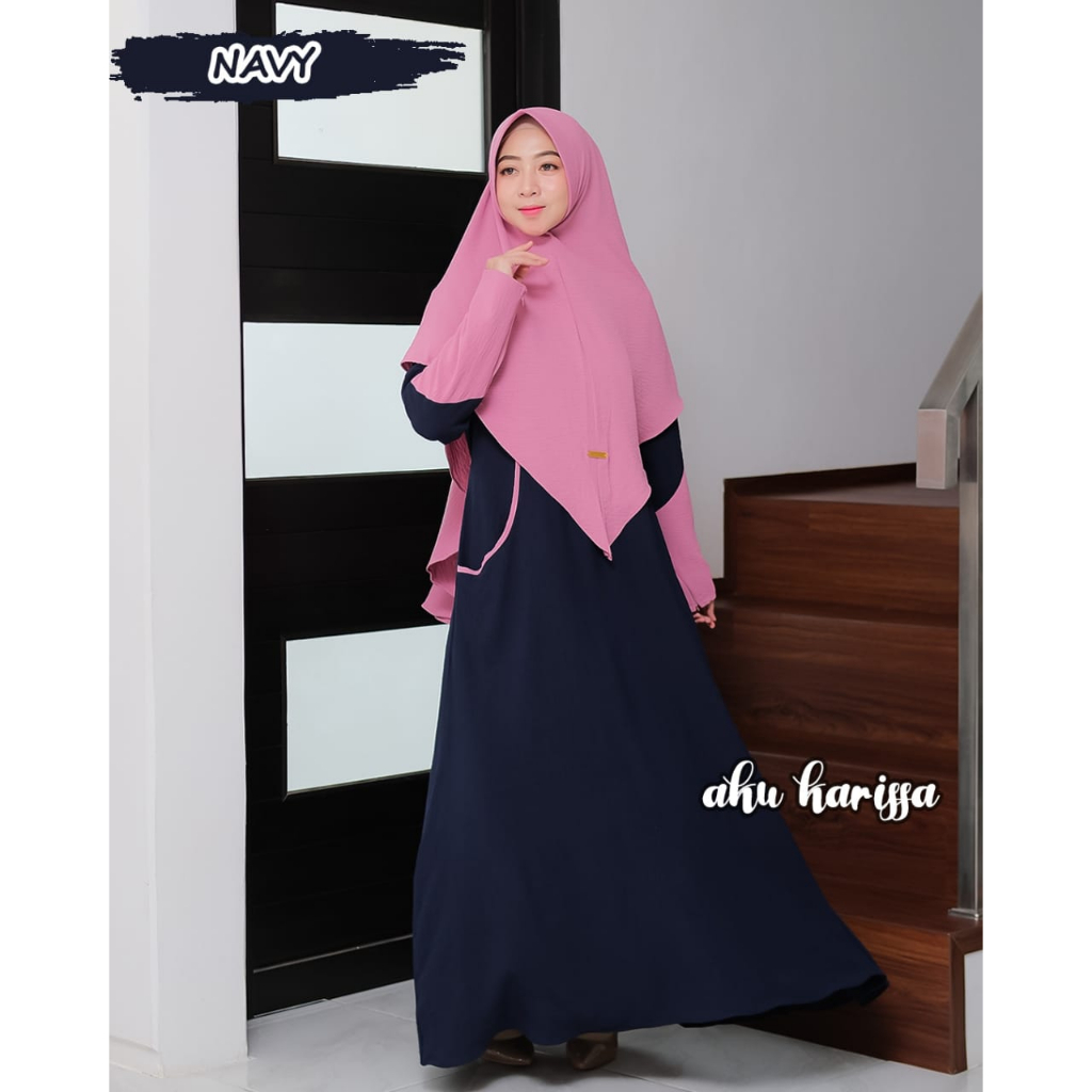 Gamis SYARI DEANA aku karissa  baju lebaran CLAUDIA DIYANTI terbaru modis modern original berlabel muslimah fashion stlye wanita