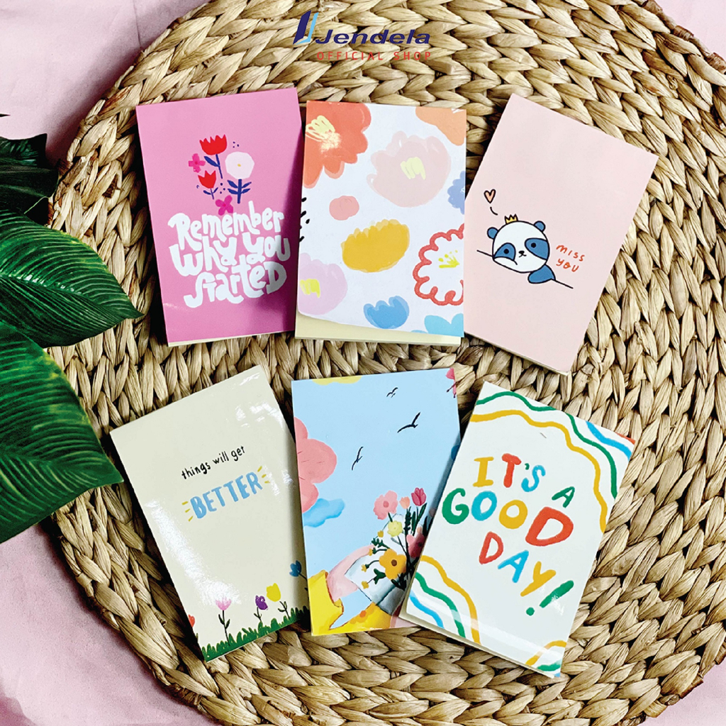 

Block Note A6 Estetik Buku Catatan Polos ATK