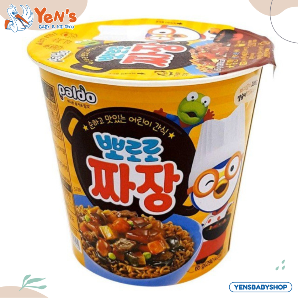 Paldo Pororo Jjajang 65gr / Mie Instant Cup