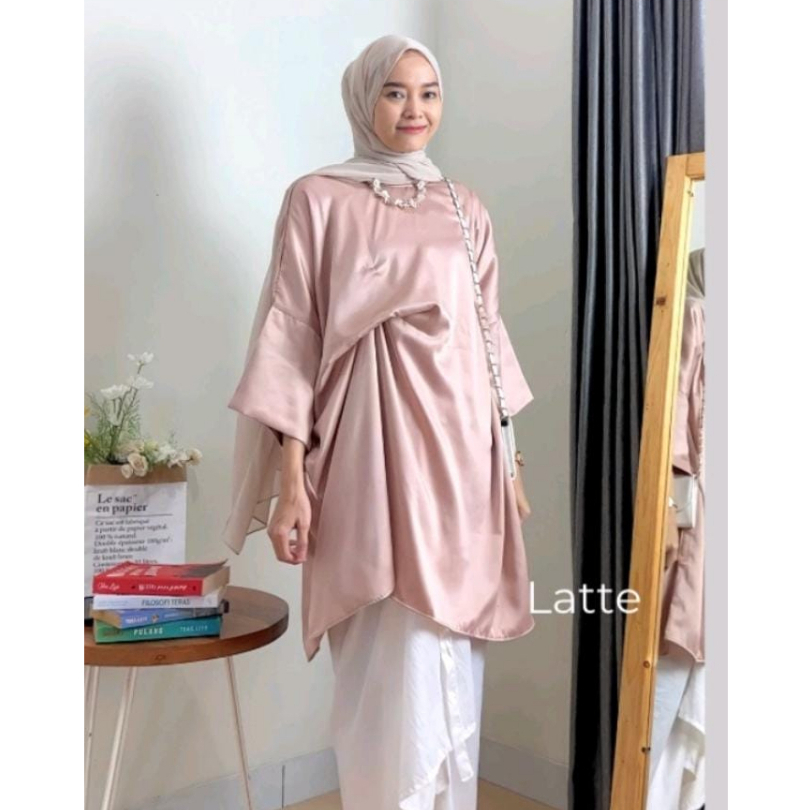 KAPTAN NAMIRA/baju perempuan/kaftan satin/kaftan murah/baju muslim/tunik kaftan