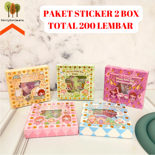 

Paket Sticker 200 Lembar 2 Box Versi Box Kecil Sticker Waterproof Anti Air Hadiah Giveaway Dekorasi Fancy Stuff Best Gift Stationery For School Alat Tulis Kantor Sekolah Ready Grosir Kado Ulang Tahun READY COD