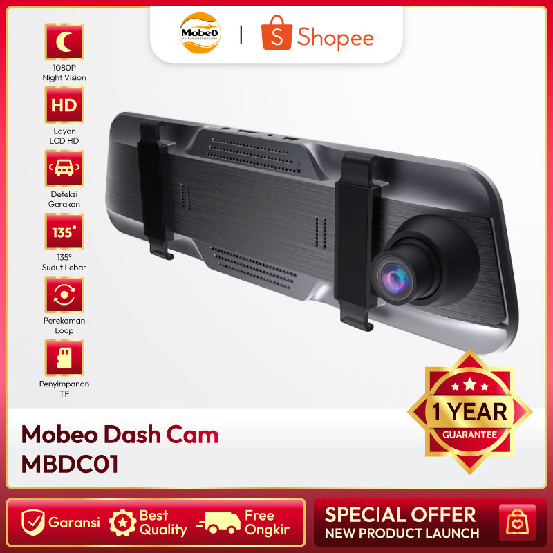 (BERGARANSI] Mobeo Dash Cam Spion MBDC01
