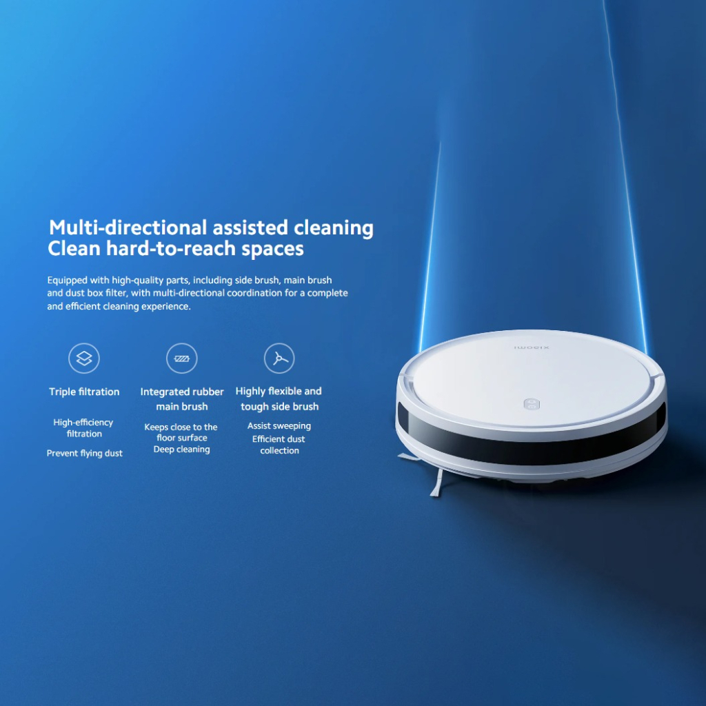 Xiaomi Robot Vacuum E10 Sweep and Mop Daya Hisap 4000Pa Penyedot Debu