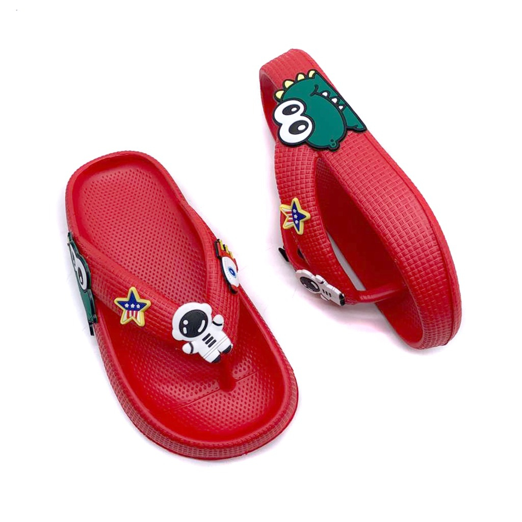 Sandal Jepit Sandal Anak Laki-Laki Bahan Karet Anti Licin Motif Lucu Terbaru