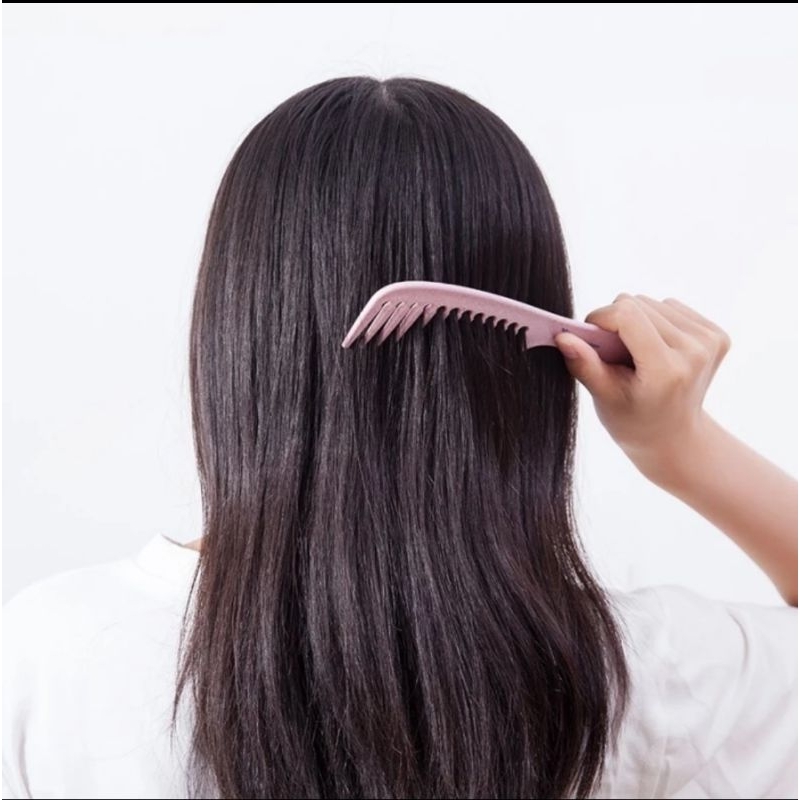 [new] Sisir Gagang - Sisir anti kusut - sisir motif gigi jarang