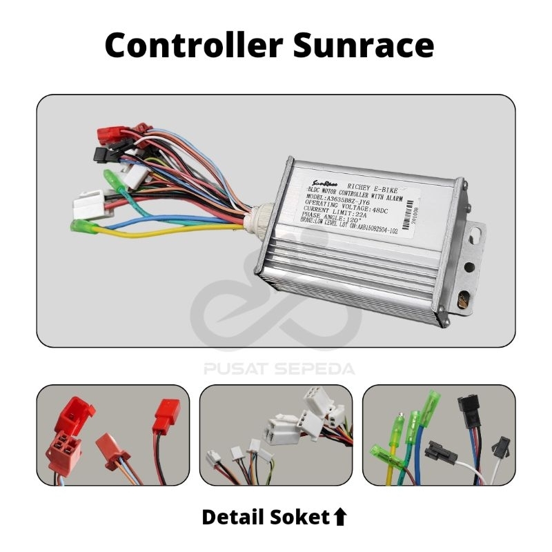 CONTROLLER SEPEDA LISTRIK SUNRACE 48V 12Ah
