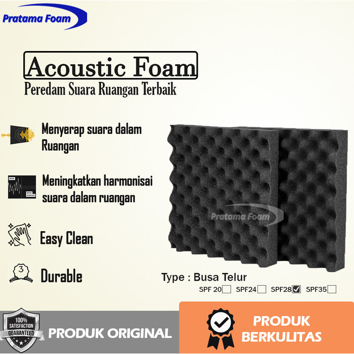 Paket 10 pcs Busa Peredam Suara 5cm - Acoustik Foam - Busa Telur