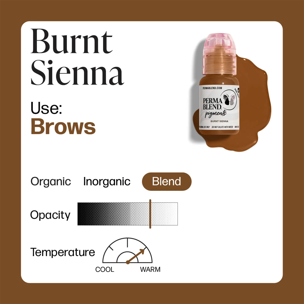 TINTA SULAM ALIS ORIGINAL PERMABLEND BRUNT SIENNA MADE IN USA 15 ML/ EXP 2025