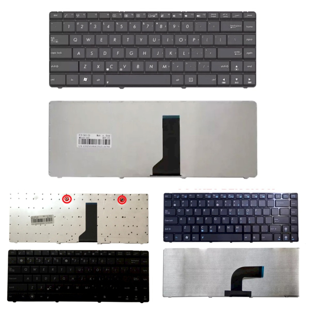 KEYBOARD ASUS A43 A43E A43U A43SJ K43 K43SJ X43U A44H NO BAUT DAN BAUT