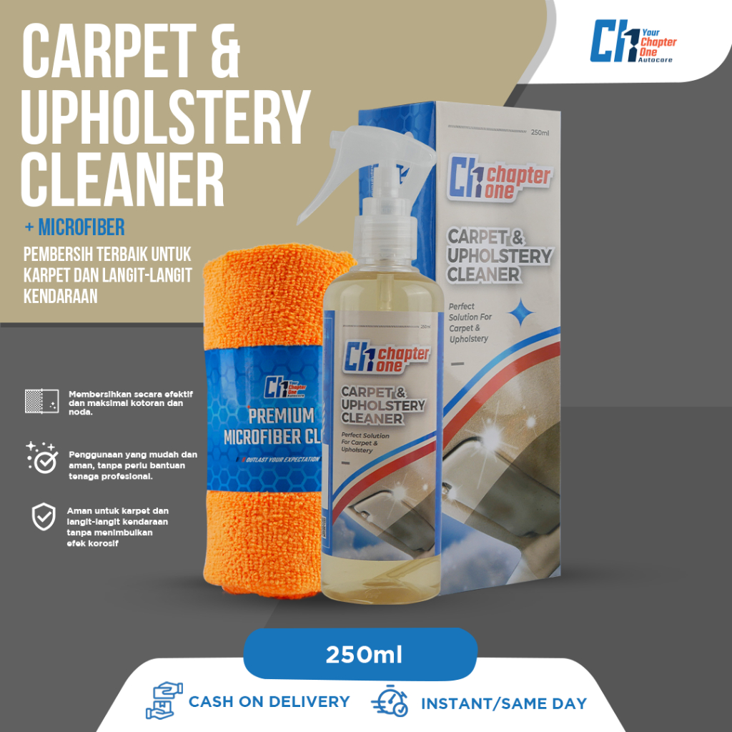 Carpet &amp; Upholstery Cleaner 250 ml Pembersih Karpet dan Atap Interior Kendaraan