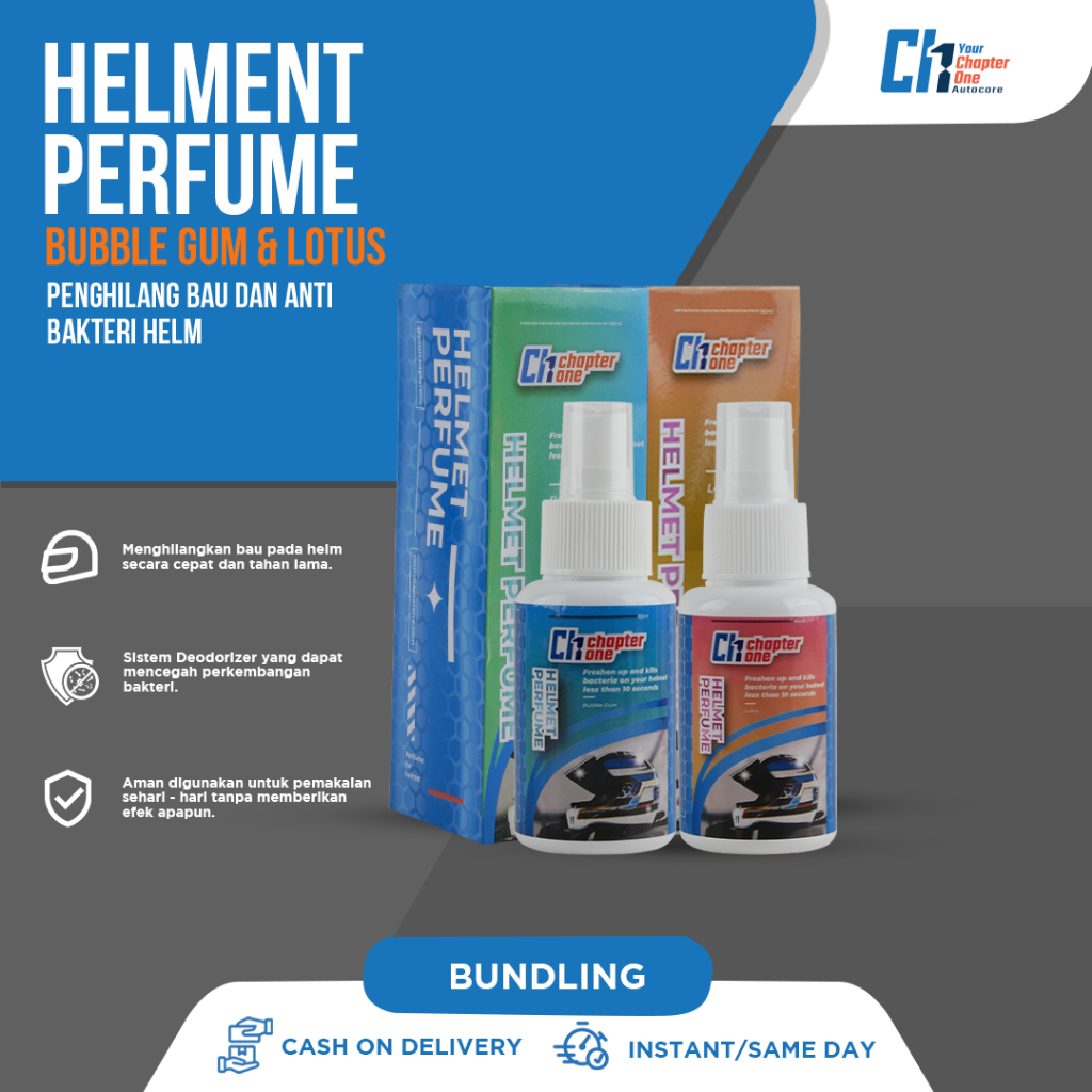 Parfum Helm Motor Chapter One Penghilang Bau dan Anti Bakteri Helm - lotus