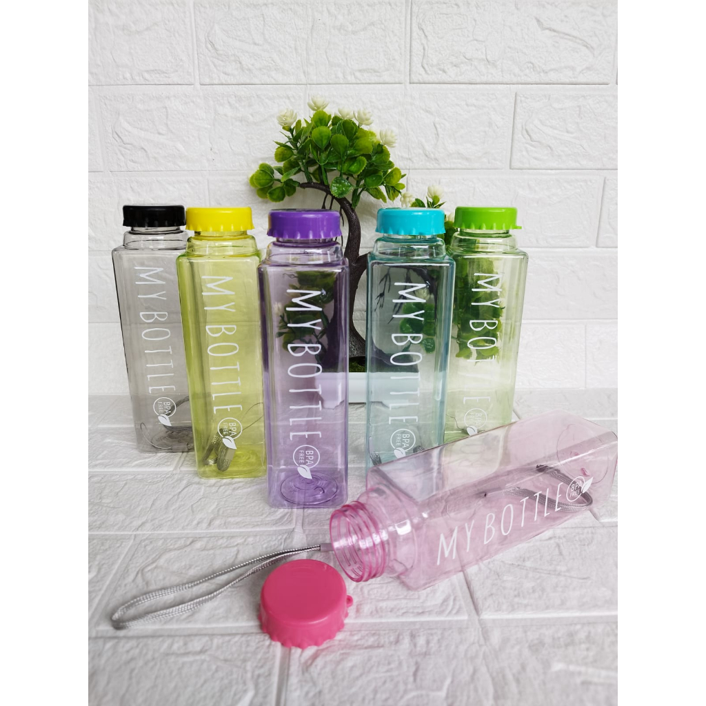 Botol minum heatlthy My bottle My bottle souvenir My bottle minum My bottle 1 liter kotak Botol minu