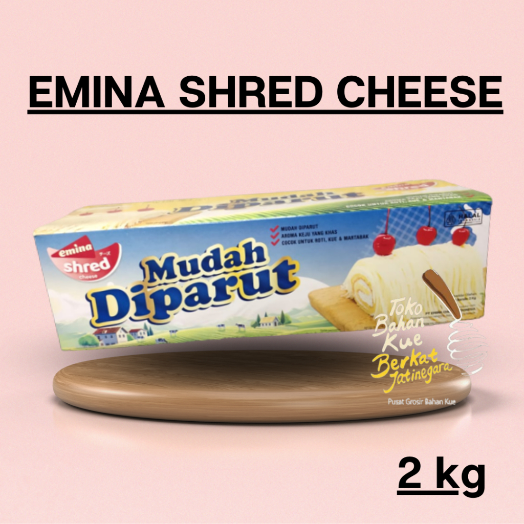 

KEJU CHEDAR KEMASAN 2KG / EMINA CHESSE 2 KG