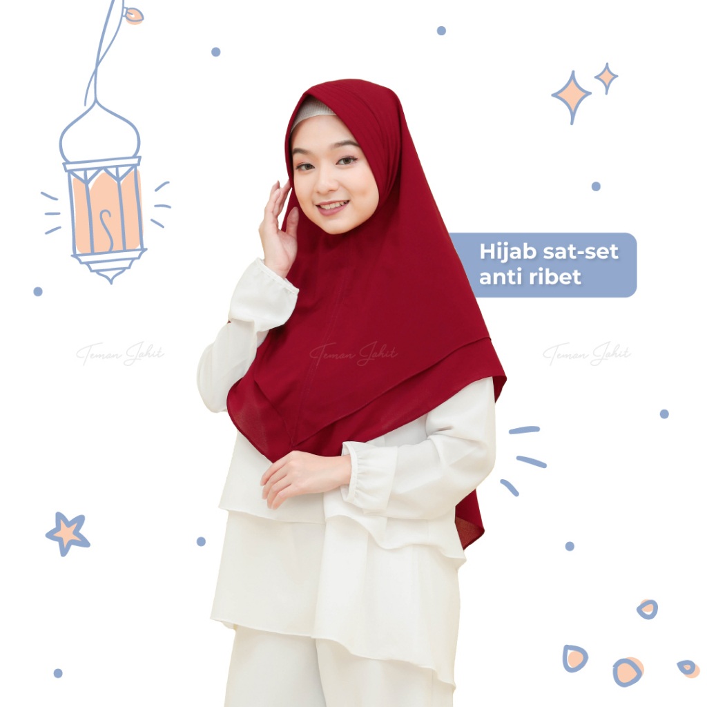 DIY Kit Hijab Instan - Kerudung Instan