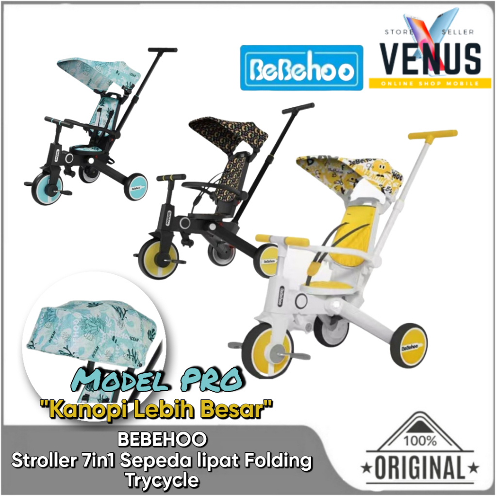 Bebehoo Gen 2 Stroller Bike 7in1 Tricycle Folding Strake Sepeda Lipat Anak