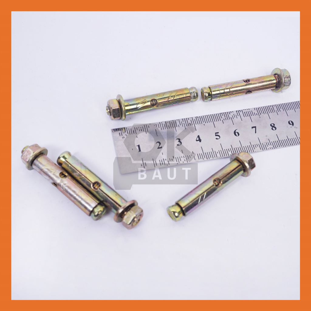 WILSON DYNABOLT 8x40 Baut tanam tembok baut beton 8 mm 4 cm