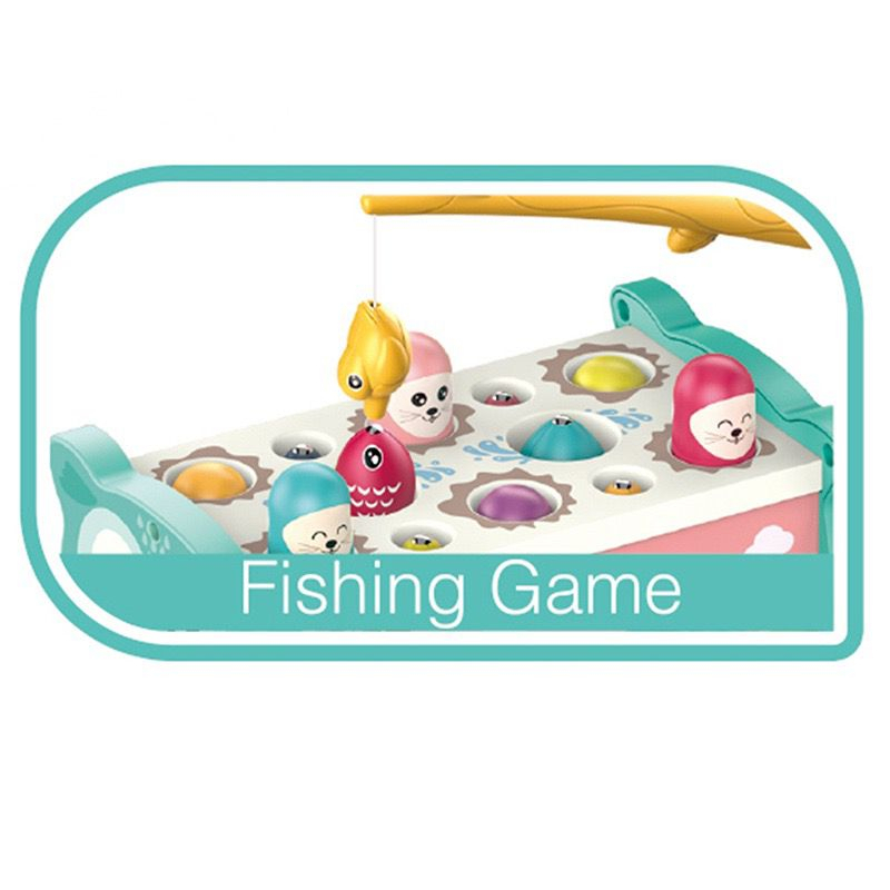 Mainan Anak MAGIC BOX FISHING GAME Pukul Kayu Pancing Wooden Edukasi