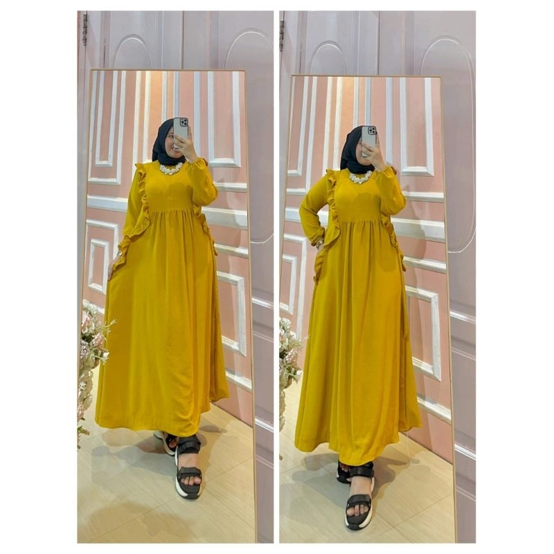 GAMIS MEWAH BAHAN CRINGKLE AIRFLOW PREMIUM