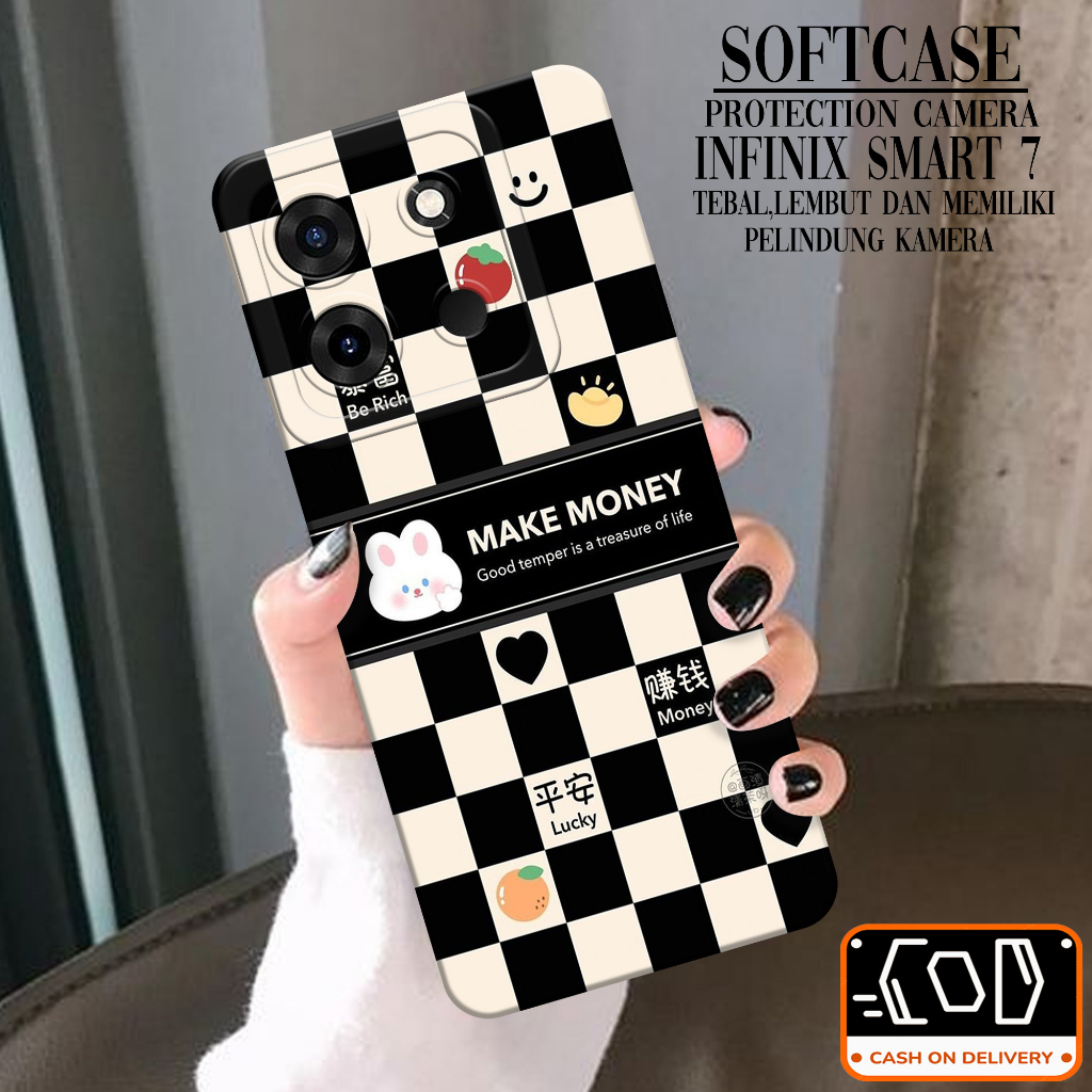 Softcase Infinix Smart 7 Soft Protection Camera Case Infinix Smart 7 Terbaru Pelindung Belakang Infi