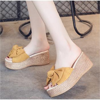 Sandal Wedges Ribbon / Sandal Wanita 5400 (36 - 40)
