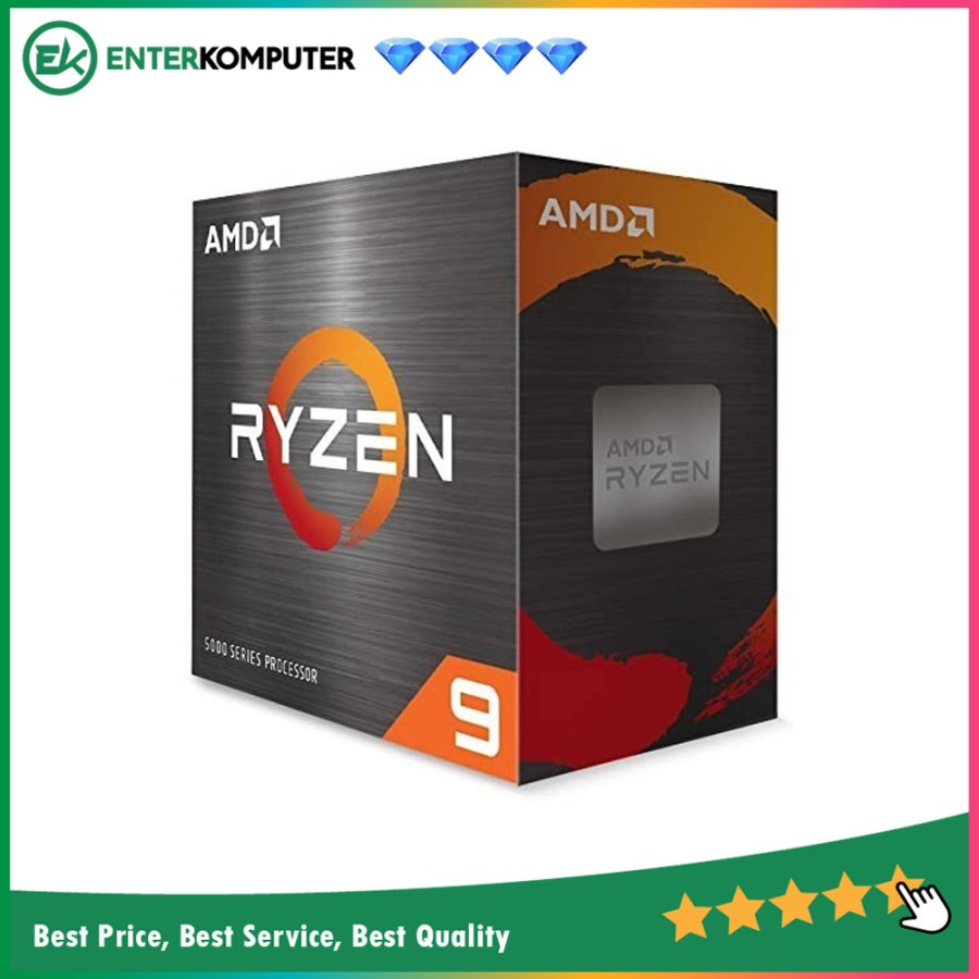 AMD Ryzen 9 5900X 3.7Ghz Up To 4.8Ghz AM4 [Box] Garansi AMD Global