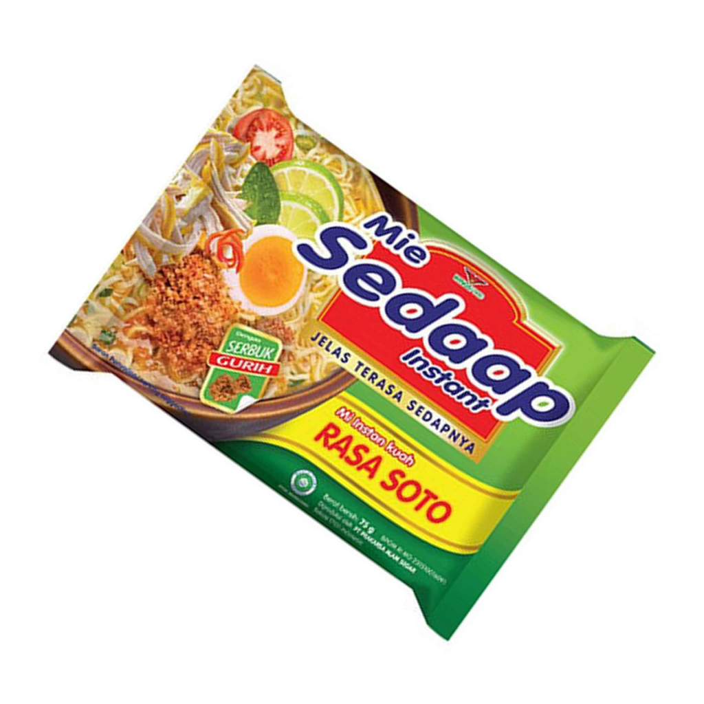 MIE SEDAAP/ MIE KUAH INSTANT/ RASA SOTO/ 75g