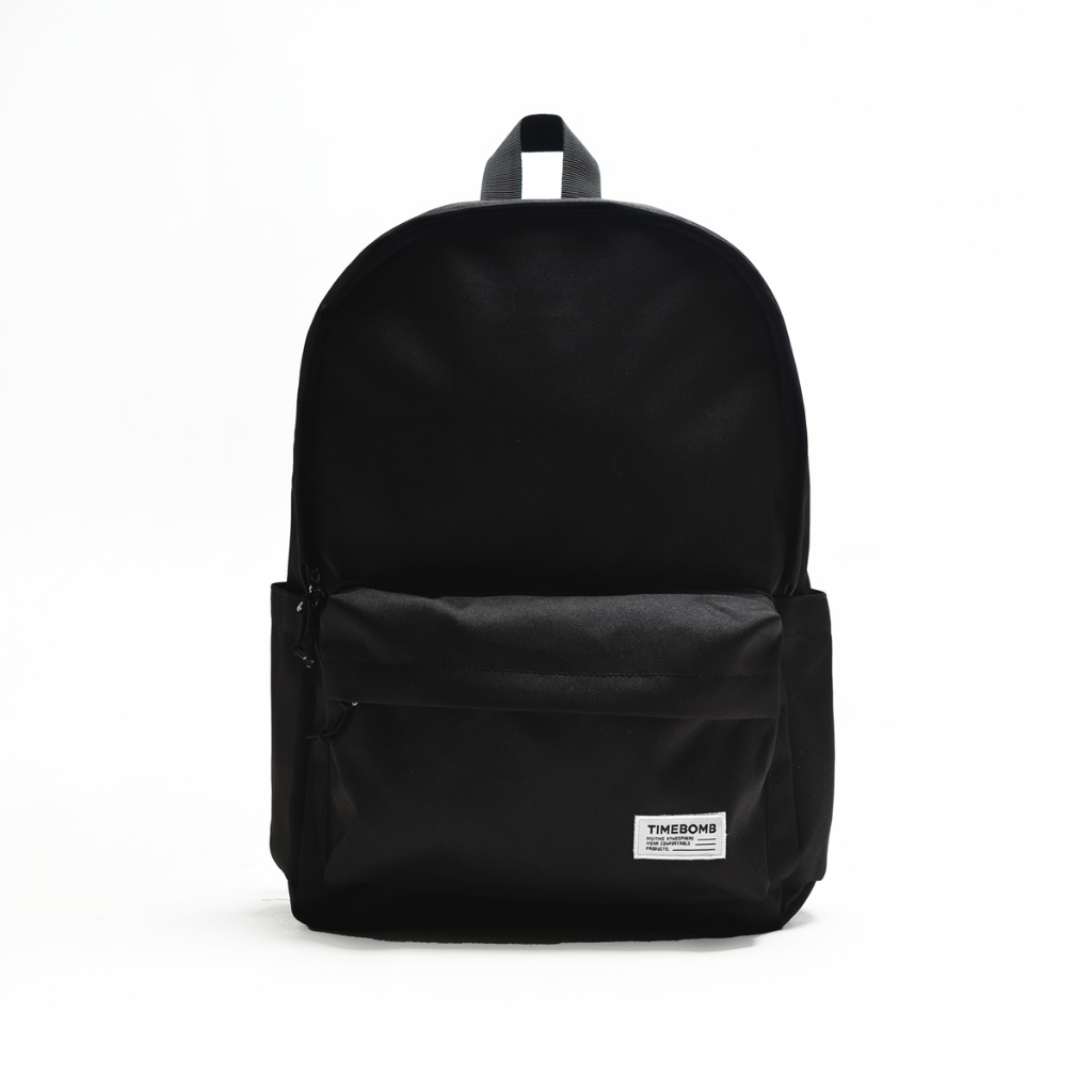 TIMEBOMB Daily Backpack Black Tas Ransel Unisex | bagpack type 1