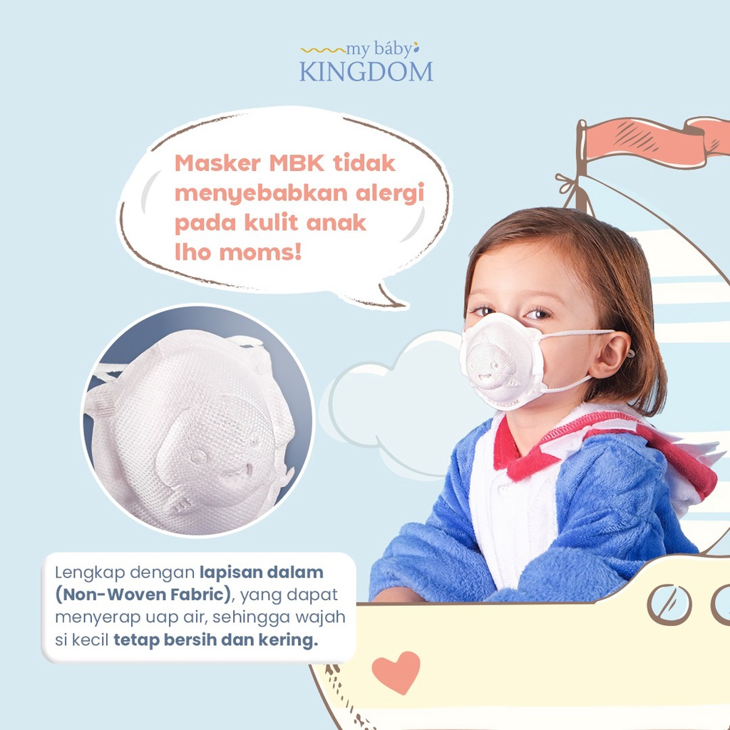 MY BABY KINGDOM - 4PLY 3D+ KF94 KIDS MASK