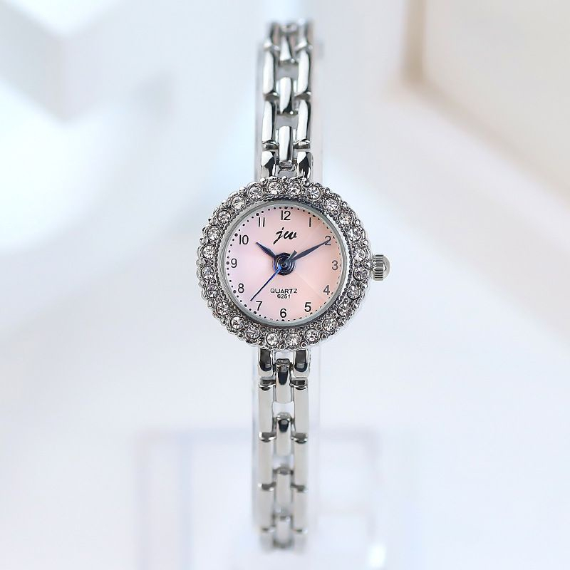 JW - Jam Tangan Wanita Analog JW Bulat Classic Minimalist Korean version Vintage Free Box & Baterai