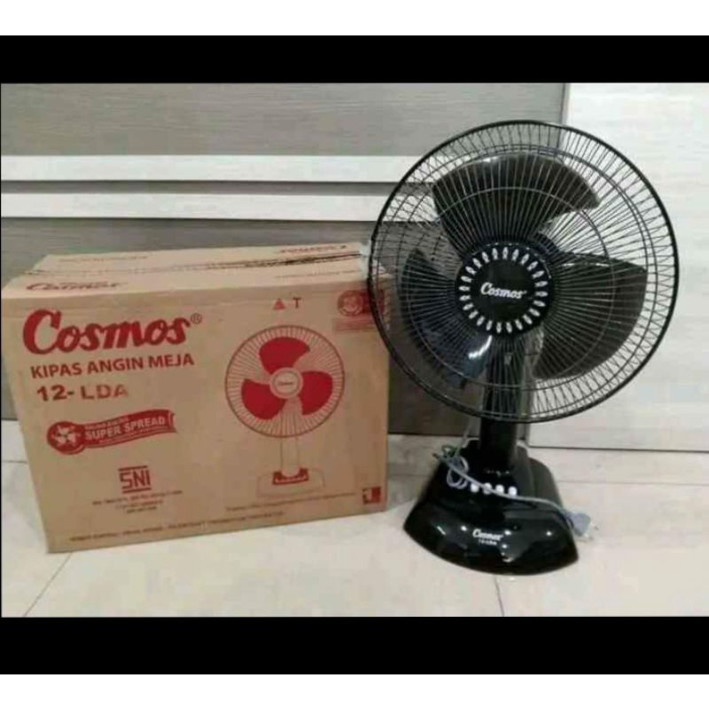 COSMOS KIPAS ANGIN MEJA DAN DINDING DESK &amp; WALL FAN 12 LDA 12 INCH