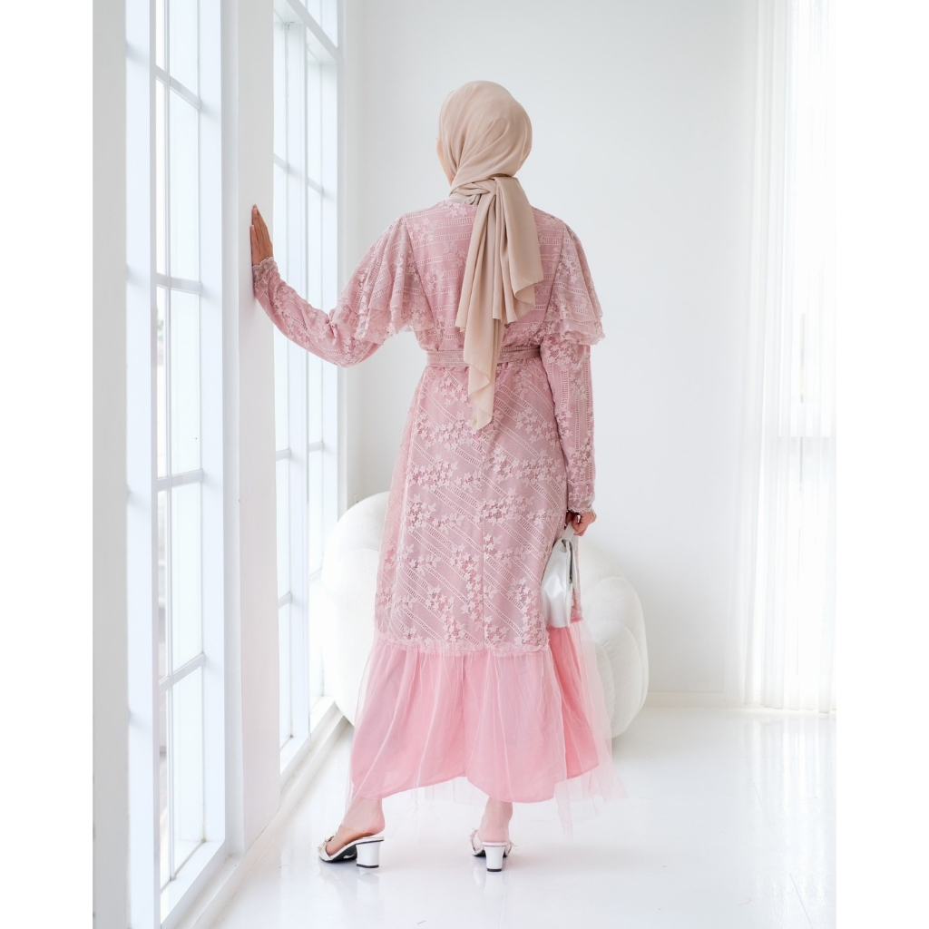 Myrubylicious THENIA MAXI DRESS KODE 4457 | DRESS | MAXI DRESS | DRESS LENGAN PANJANG | BAJU MUSLIMAH