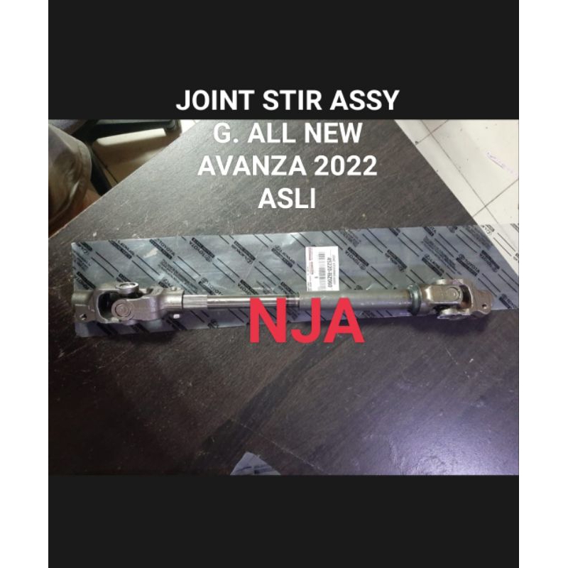 joint stir steer steering shaft assy grand all new avanza tahun 2022 asli