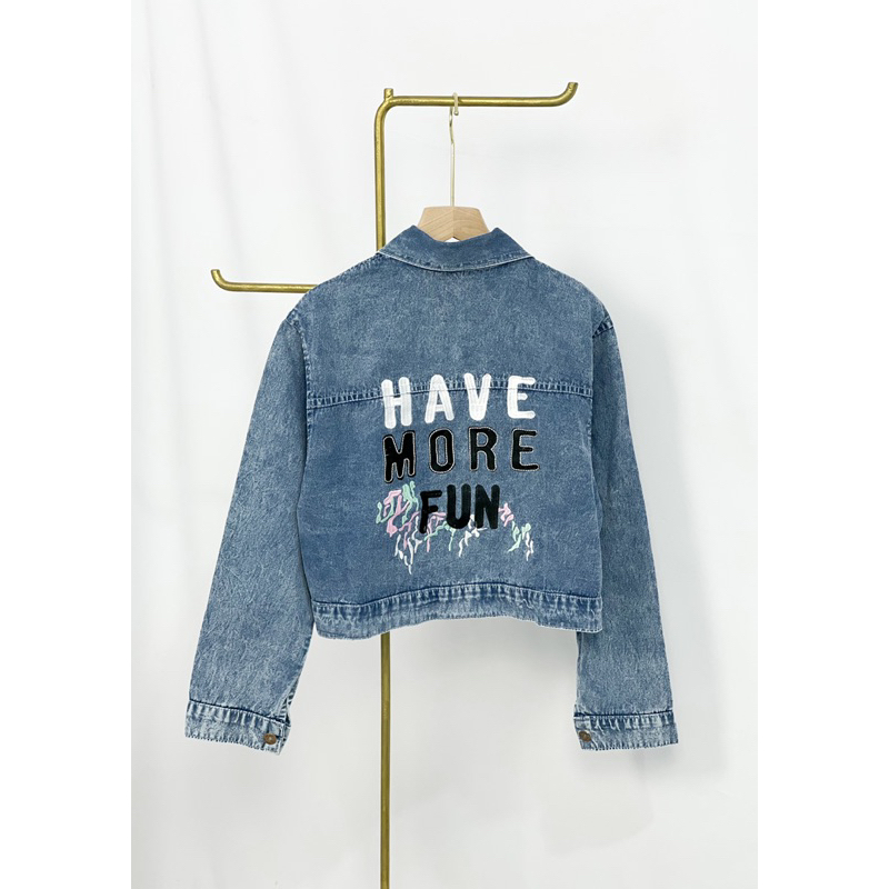 MDLV ~ Jaket Jeans Snow Naira Kode 935 Have More Fun