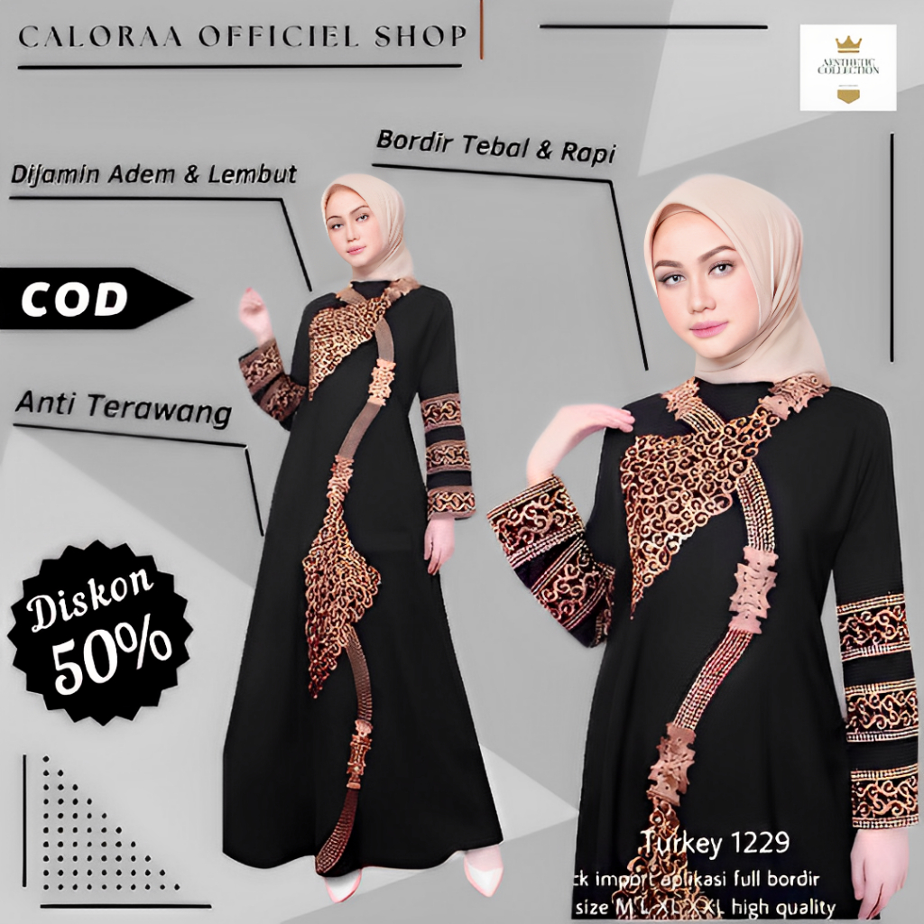 Gmis Gsmis Gamus Ganis Abaya Turky Lebaran Wanita Terbaru 2025 2024 Murah Premium Mewah Dan Ori Baju