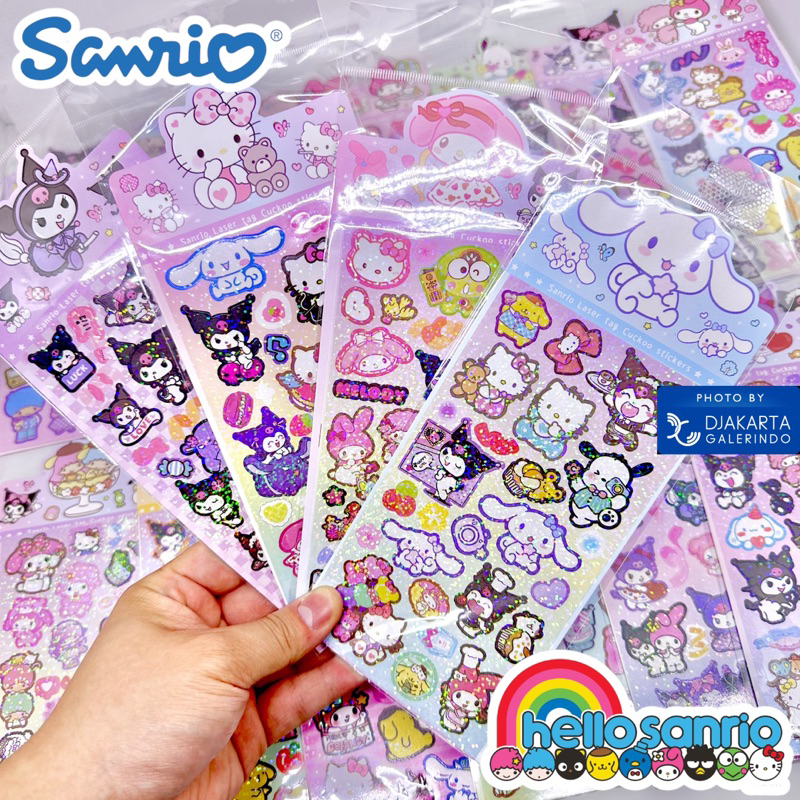 Sticker Sachet SANRIO Sticker Pack My Melody Hello kitty Cinnamoroll Kuromi Badtz