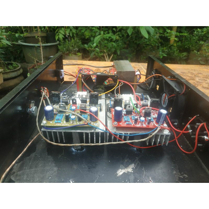 Power Ampli Amflier 10 Amper mini  kit power modif namex tef 2 channel